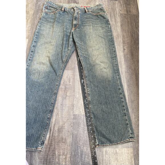 X2 Denim Laboratory Jeans Vintage Y2K Express Mens Size 38x30 Loose Straight Leg - Picture 11 of 12